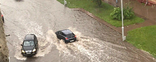 Кемеровскую дорогу затопило ливнями